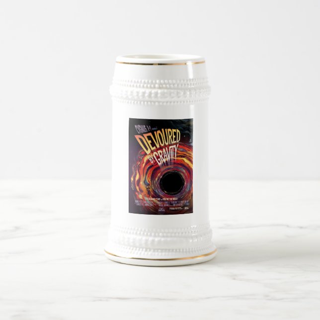 Chope À Bière Dévasté Par Gravité Halloween Trou Horreur Noir (Centre)