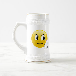 Chope À Bière Doigt moyen Emoji
