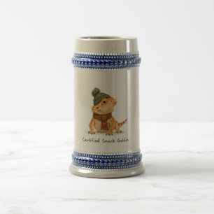 Chope À Bière Dragon barbu Gobelin de snack certifié Art