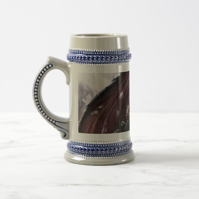 Chope À Bière Dragon Dans Grotte (Gauche)