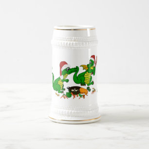 Chope À Bière Dragons - Joyeux Noël ! - aujourd'hui je vais cuis