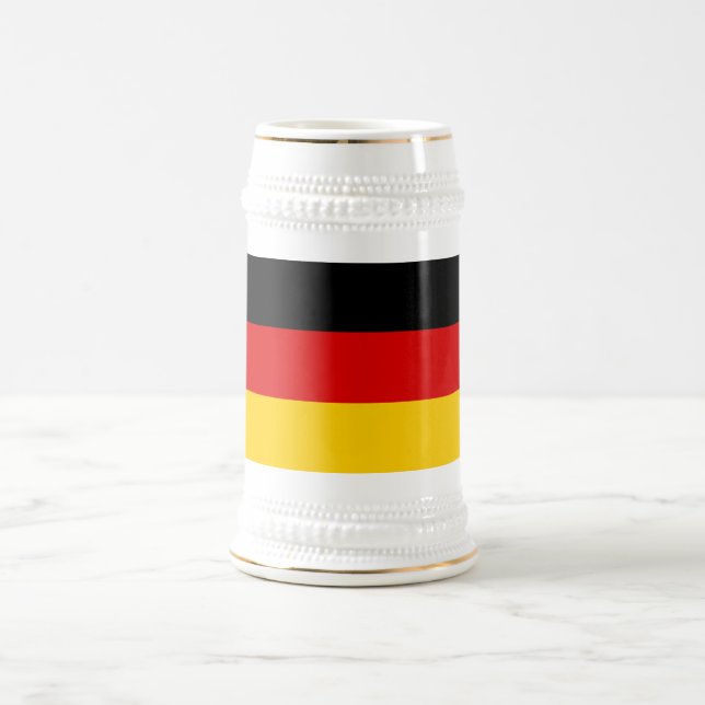 Chope À Bière Drapeau allemand (Centre)