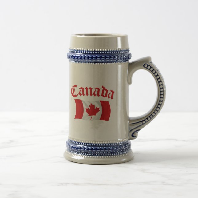 Chope À Bière Drapeau canadien (Droite)