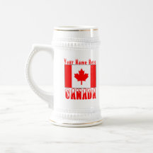 Drapeau canadien Canada enneigé et votre nom 2