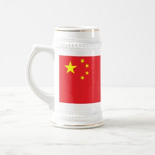 Chope À Bière Drapeau chinois