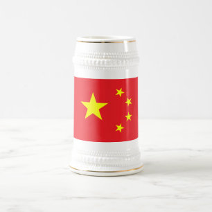 Chope À Bière Drapeau chinois