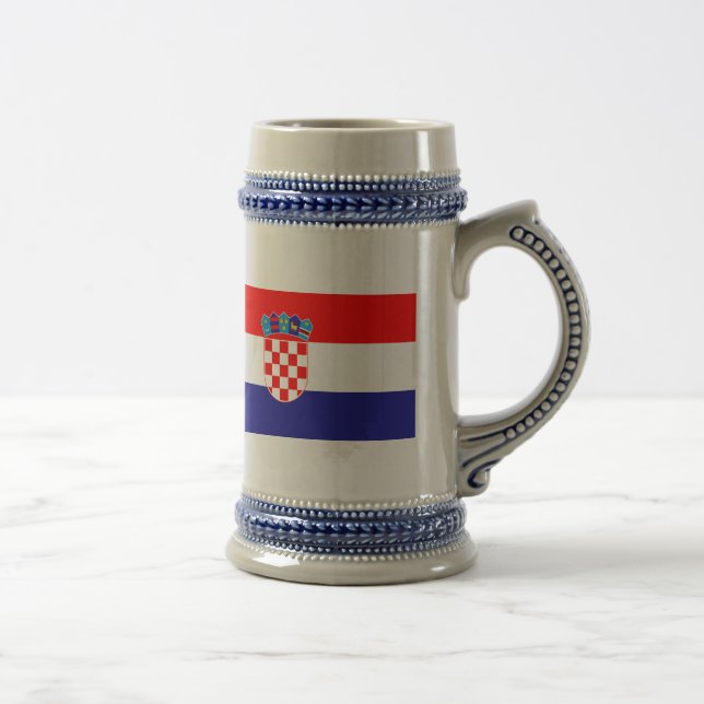 Chope À Bière Drapeau Croatie (Droite)