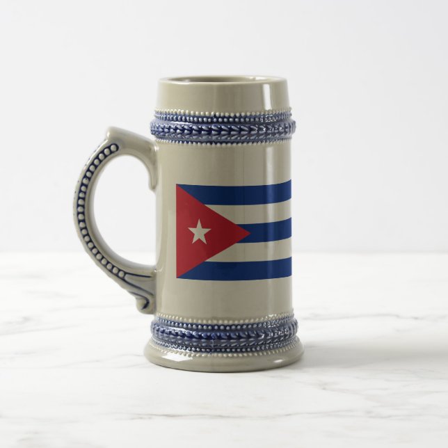 Chope À Bière Drapeau Cuba (Gauche)
