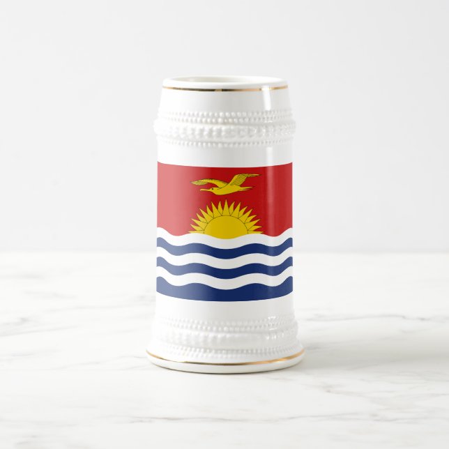 Chope À Bière Drapeau de Kiribati (Centre)