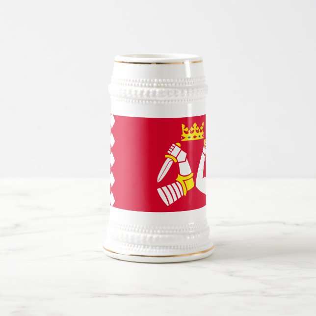 Chope À Bière Drapeau de la Carélie du Nord (Centre)