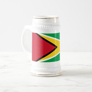 Chope À Bière Drapeau de la Guyane