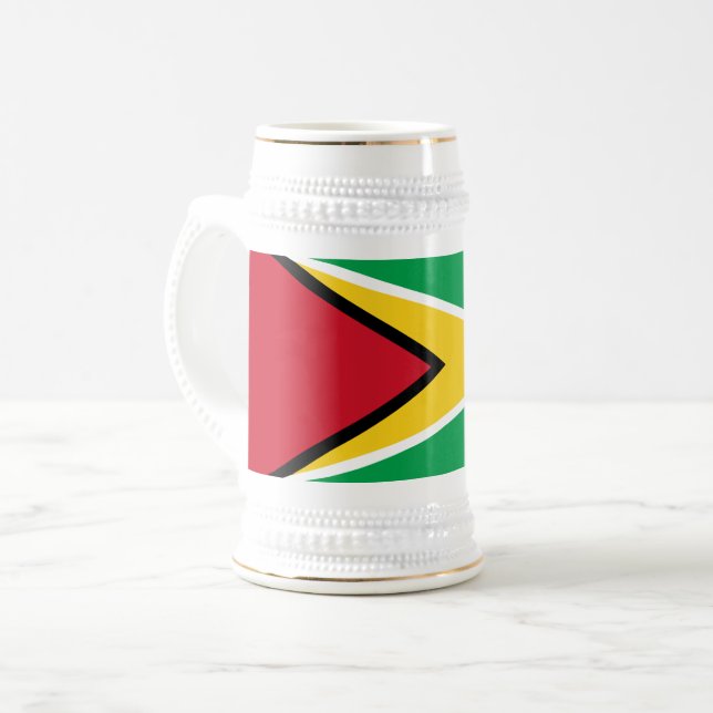 Chope À Bière Drapeau de la Guyane (Devant gauche)