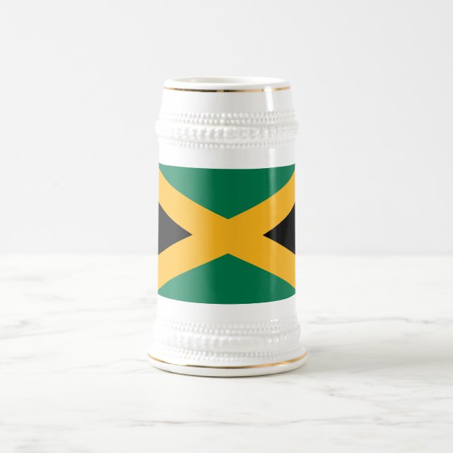 Chope À Bière Drapeau de la Jamaïque (Centre)