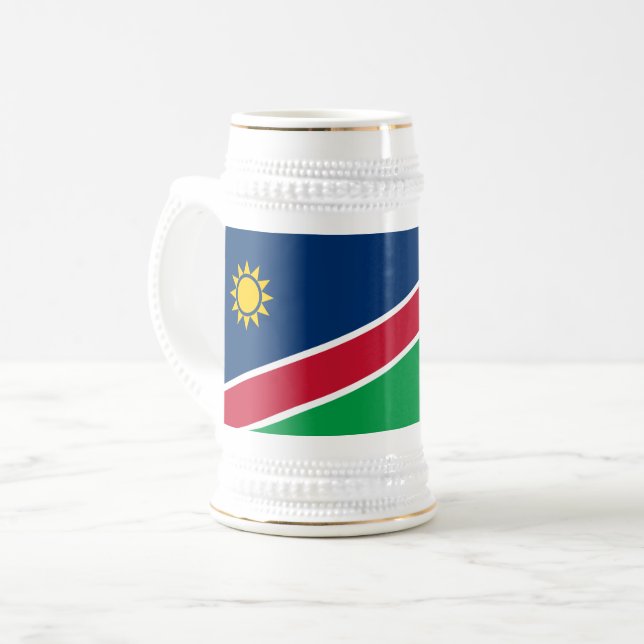 Chope À Bière Drapeau de la Namibie (Devant gauche)
