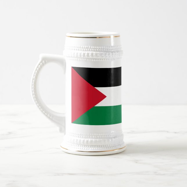 Chope À Bière Drapeau de la Palestine (Gauche)