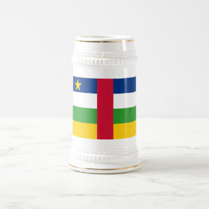 Chope À Bière Drapeau de la République centrafricaine
