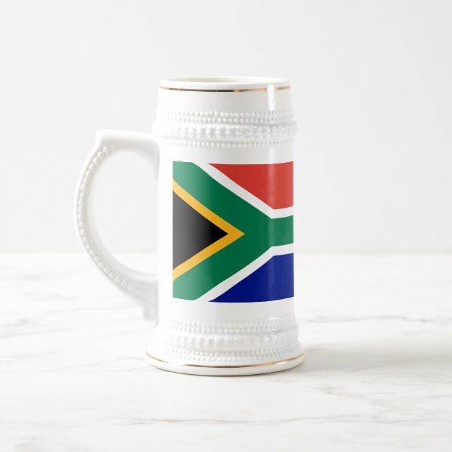 Chope À Bière Drapeau de l'Afrique du Sud (Gauche)