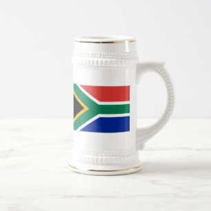 Chope À Bière Drapeau de l'Afrique du Sud