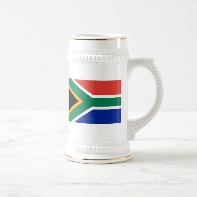 Chope À Bière Drapeau de l'Afrique du Sud (Droite)