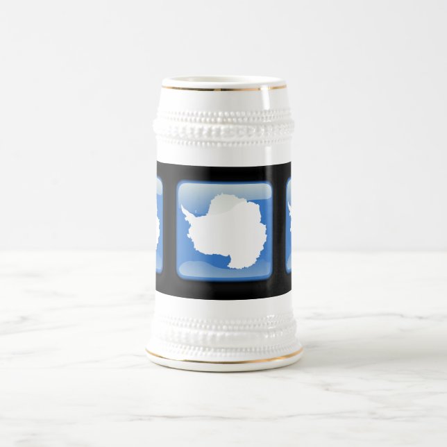 Chope À Bière Drapeau de l'Antarctique (Centre)