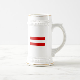 Chope À Bière Drapeau de l'Autriche