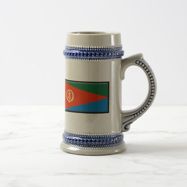 Chope À Bière Drapeau de l'Érythrée (Droite)