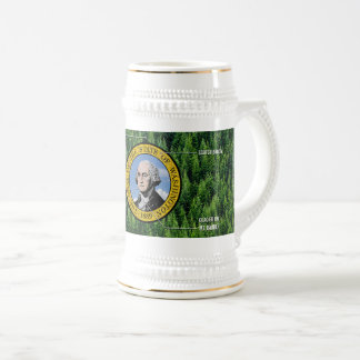 Chope À Bière Drapeau de l'État de Washington Stein