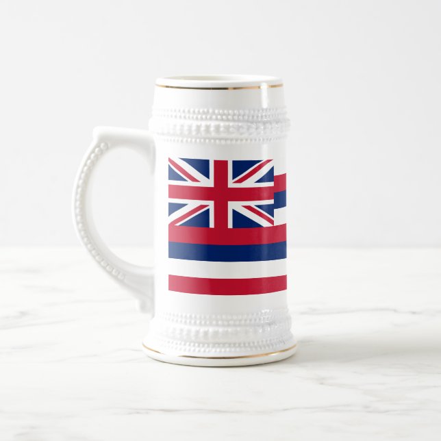 Chope À Bière Drapeau de l'État d'Hawaii (Gauche)