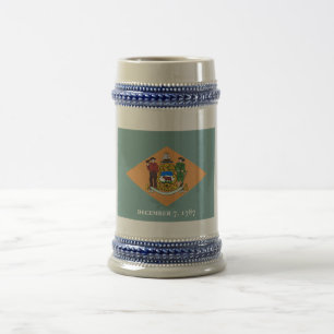 Chope À Bière Drapeau de l'État du Delaware The Diamond US