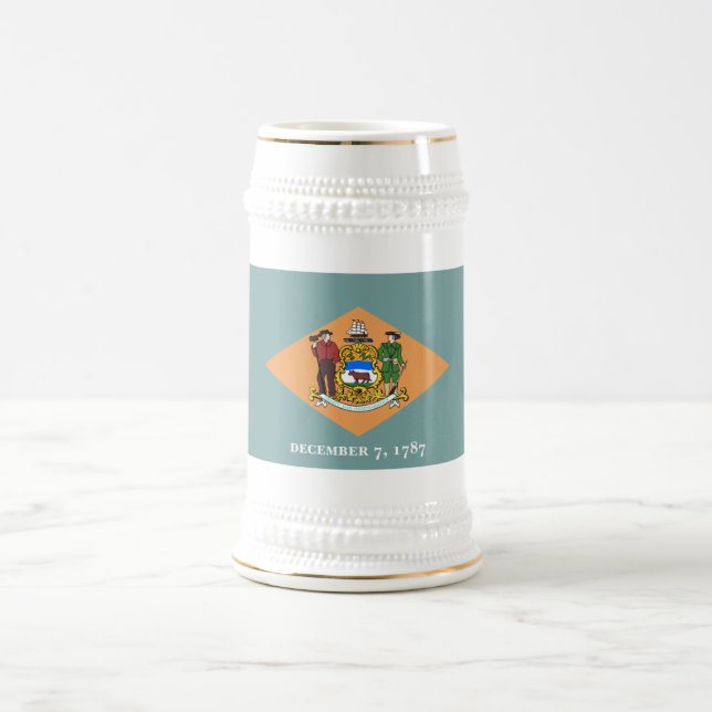 Chope À Bière Drapeau de l'État du Delaware, The Diamond US Stat (Centre)