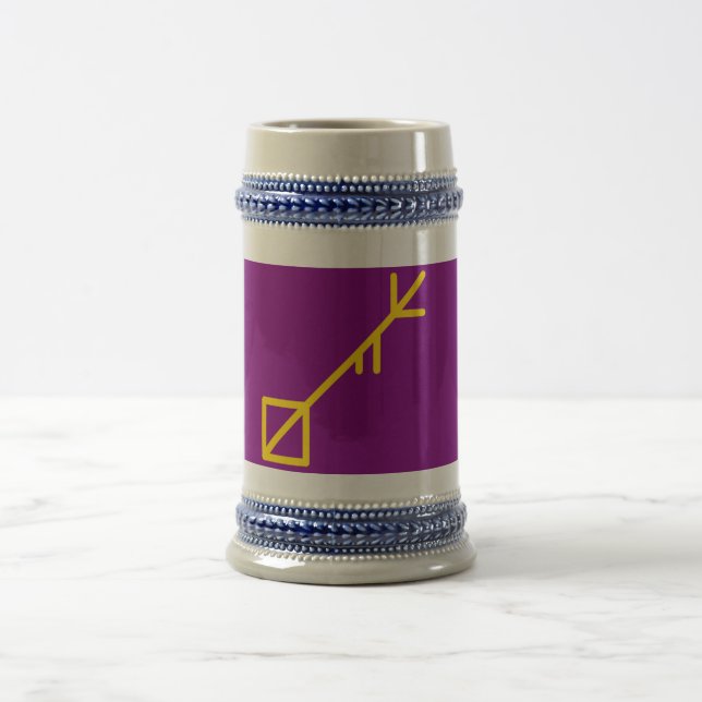 Chope À Bière Drapeau de l'île de Sessrumnir (Centre)