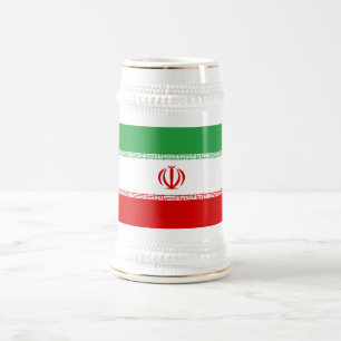 Chope À Bière Drapeau de l'Iran