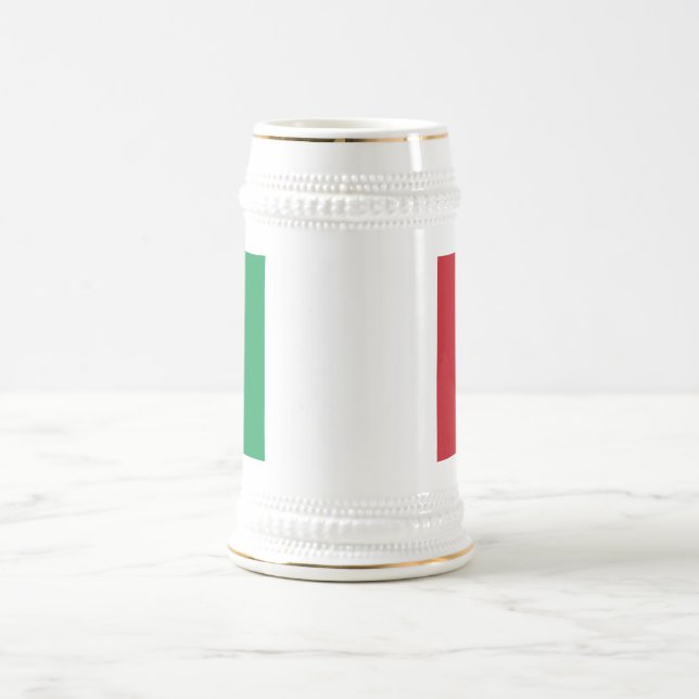Chope À Bière Drapeau de l'Italie (Centre)