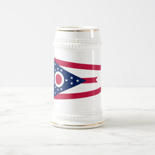 Chope À Bière Drapeau de l'Ohio