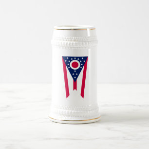 Chope À Bière Drapeau de l'Ohio : la bannière Buckeye State