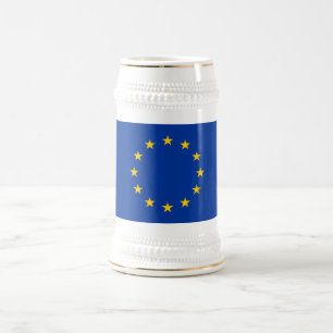 Chope À Bière Drapeau de l'Union européenne