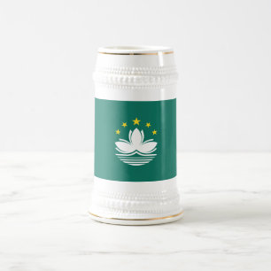Chope À Bière Drapeau de Macao