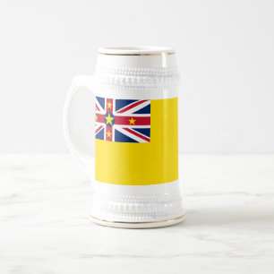 Chope À Bière Drapeau de Niue