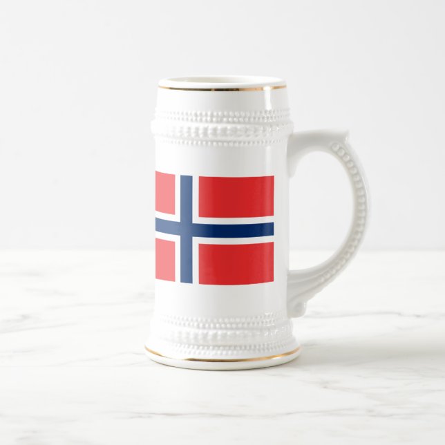 Chope À Bière Drapeau de Norway (Droite)