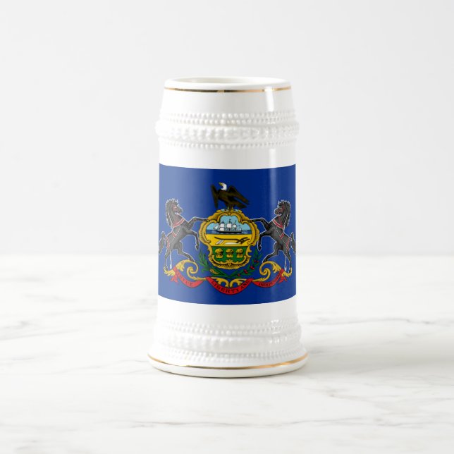 CHOPE À BIÈRE DRAPEAU DE PENNSYLVANIE (Centre)