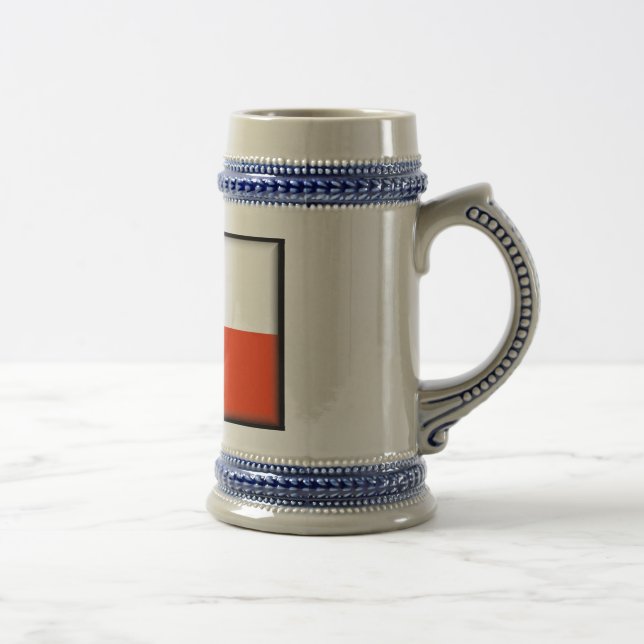 Chope À Bière Drapeau de République Tchèque (Droite)