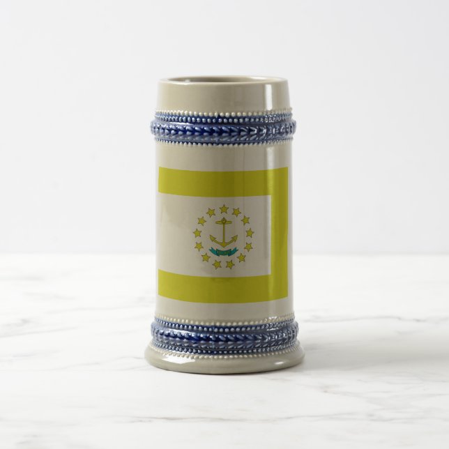 Chope À Bière Drapeau de Rhode Island (Centre)