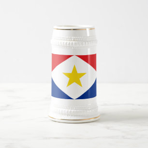 Chope À Bière Drapeau de Saba