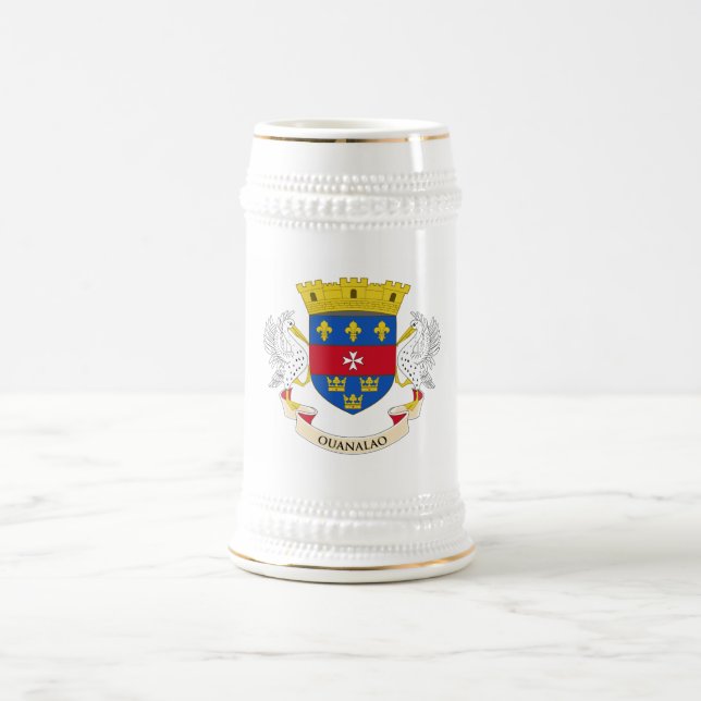 Chope À Bière Drapeau de Saint-Barthélemy (Centre)