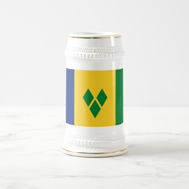 Chope À Bière Drapeau de Saint-Vincent (Centre)