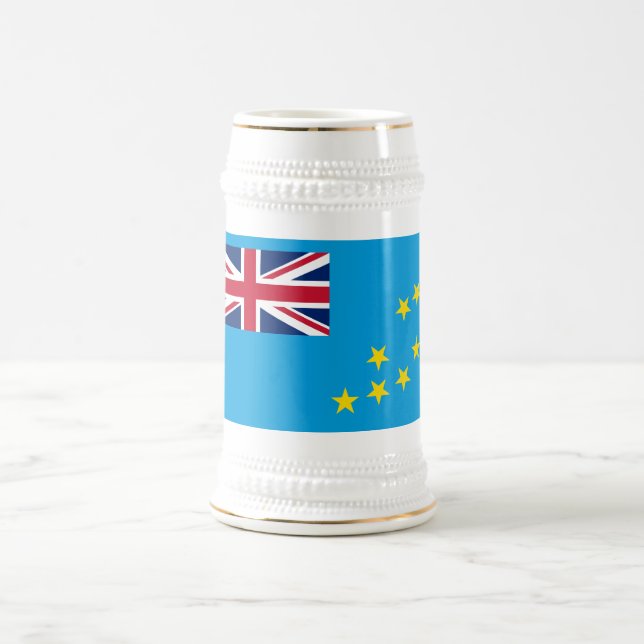 Chope À Bière Drapeau de Tuvalu (Centre)