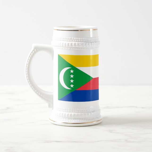 Chope À Bière Drapeau des Comores (Gauche)