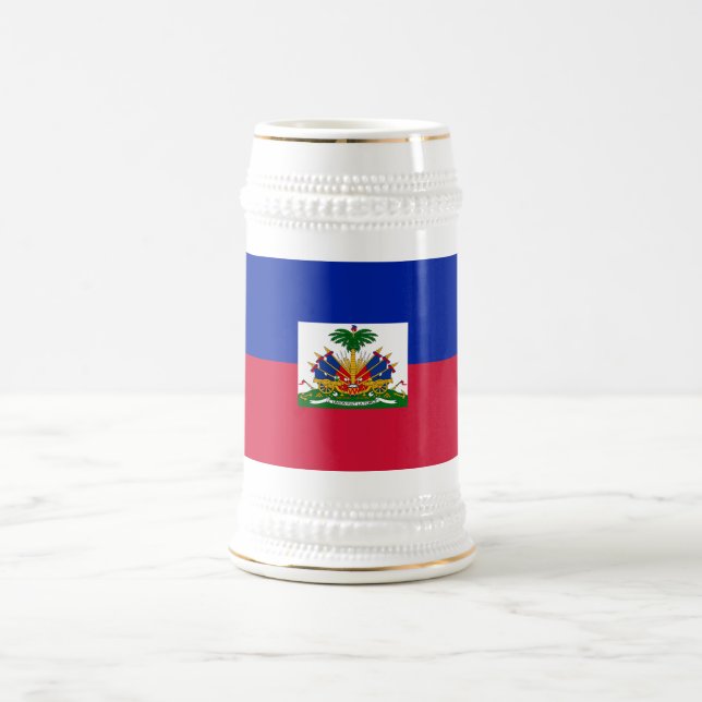 Chope À Bière Drapeau d'Haïti (Centre)