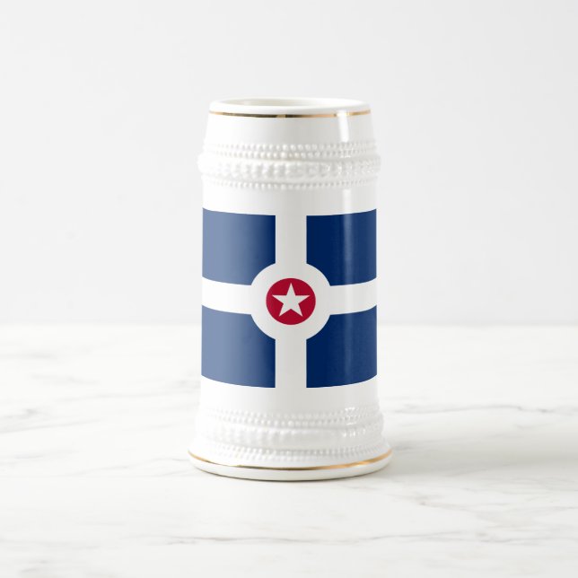 Chope À Bière Drapeau d'Indianapolis (Centre)