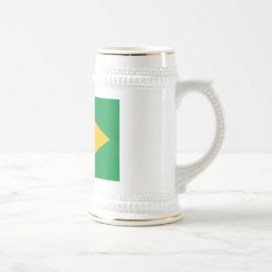 Chope À Bière Drapeau du Brésil